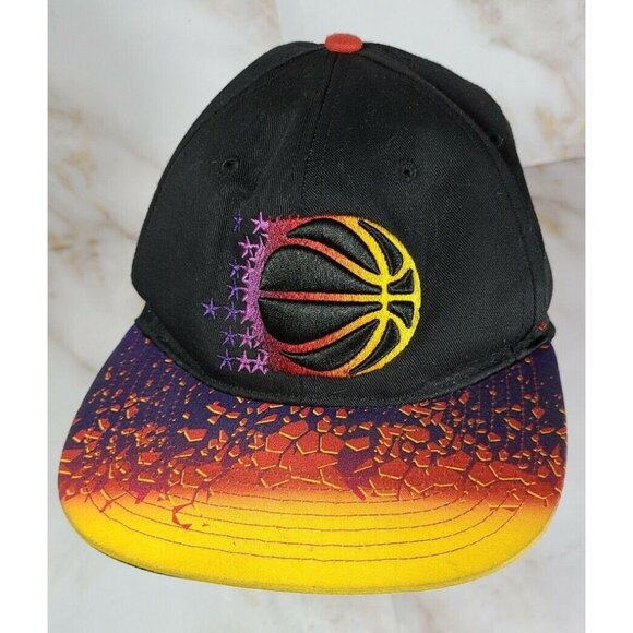 Orlando Magic Flat Brim Hat Cap Multicolor Embroidered Logo Hardwood Classics OS - Picture 2 of 8